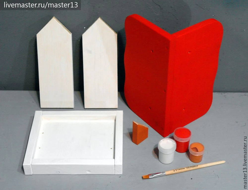 Делаем красивую кормушку для птиц «Снегири»