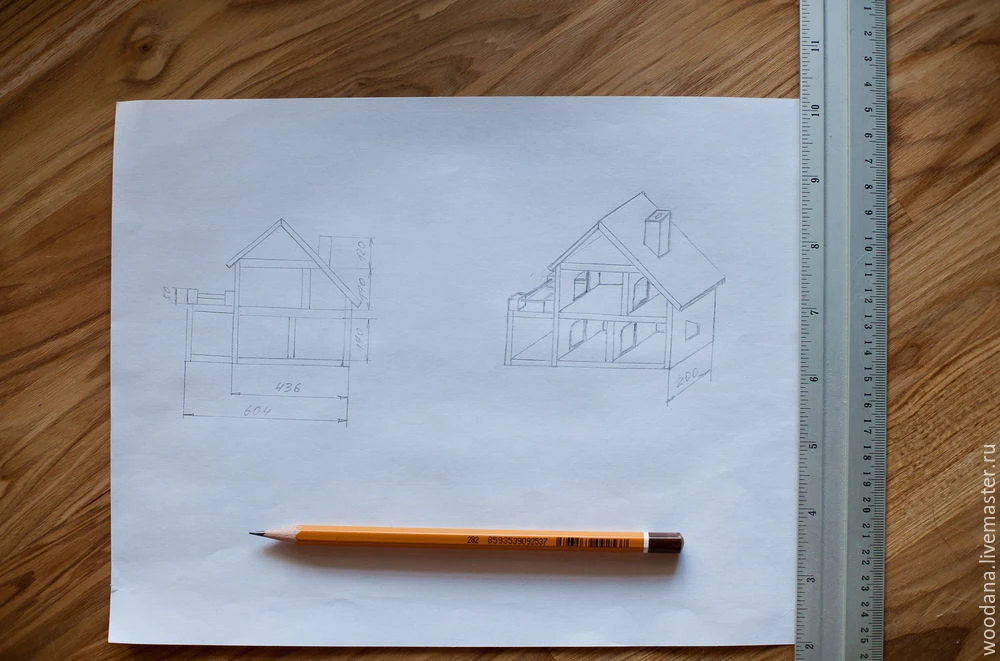 Кукольный домик. Создаем деревянный домик своими руками