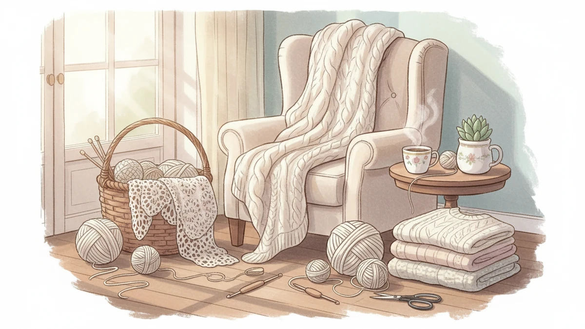 Цвет Cloud Dancer в вязании: молочный белый, который делает вещи дороже