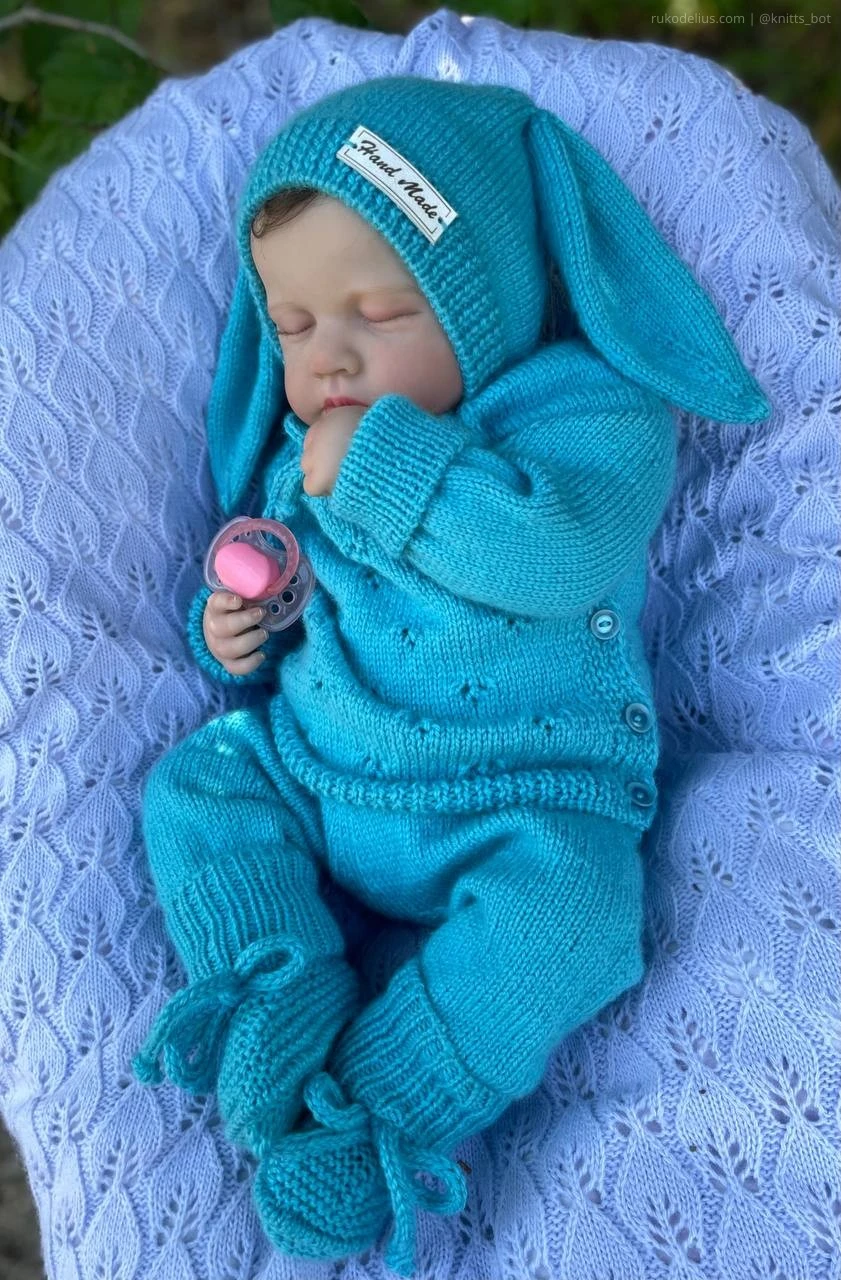 Бирюзовый зайчонок 🐰