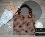 Кофейная ажурная сумка ☕️