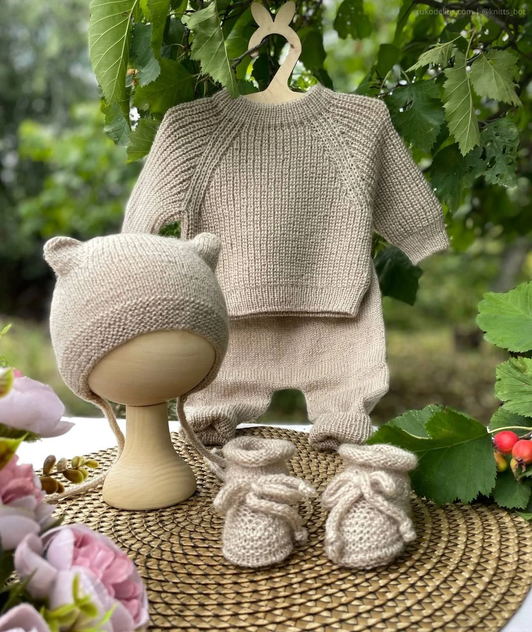 Льняной медвежонок 🧸
