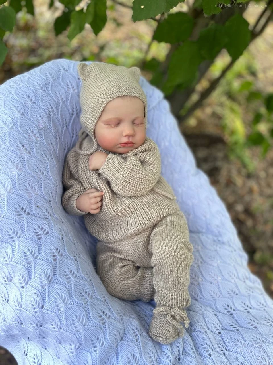 Linen Teddy Bear 🧸