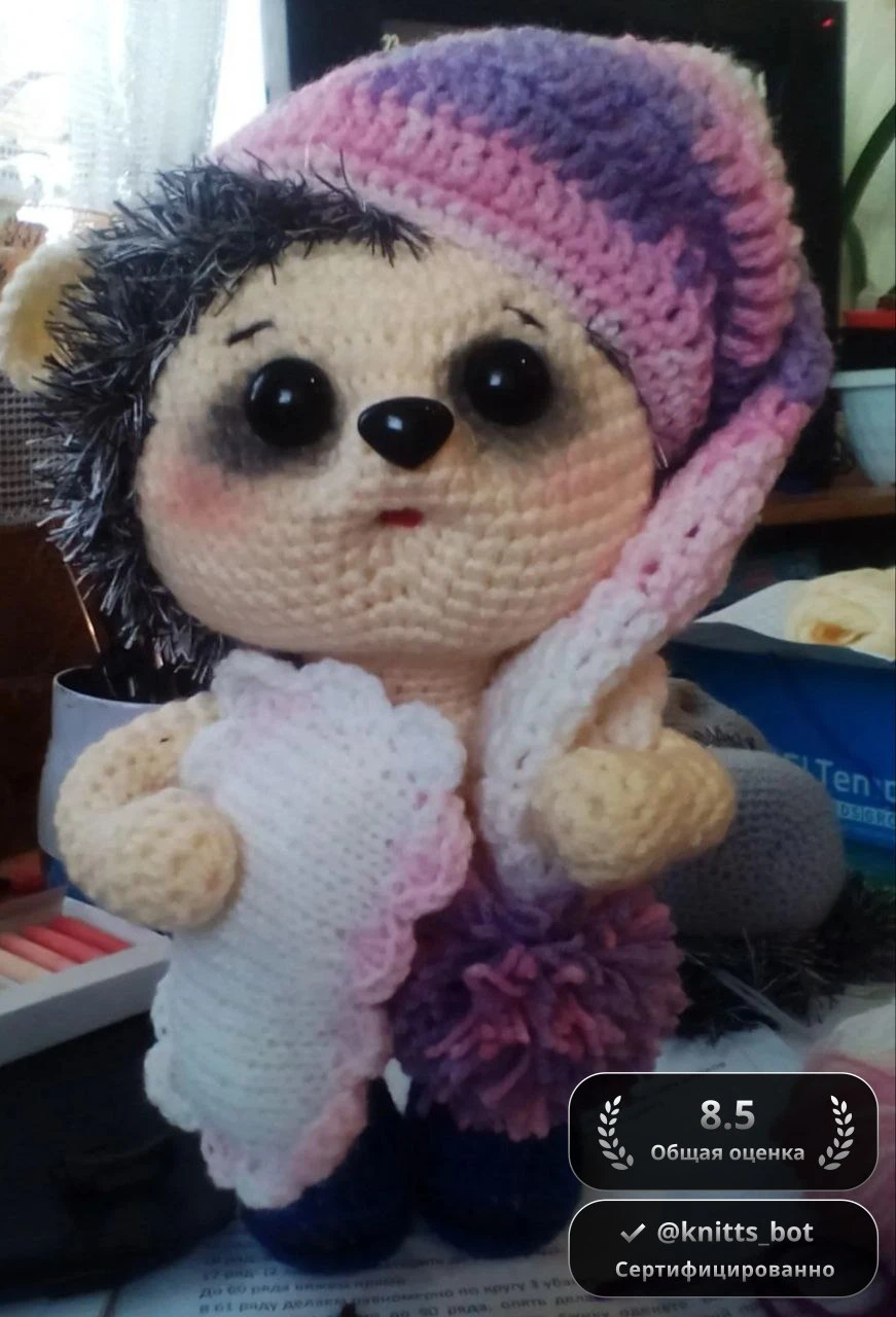 Милый Ёжик в Шапочке 🦔