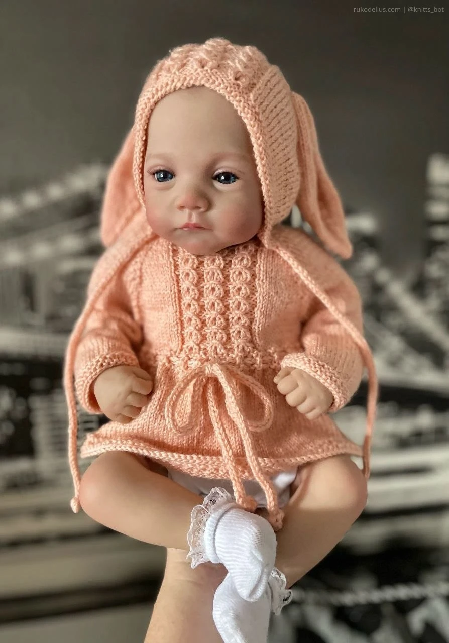 Персиковый зайчонок 🐰