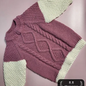 Пудровый ромбик 🧶