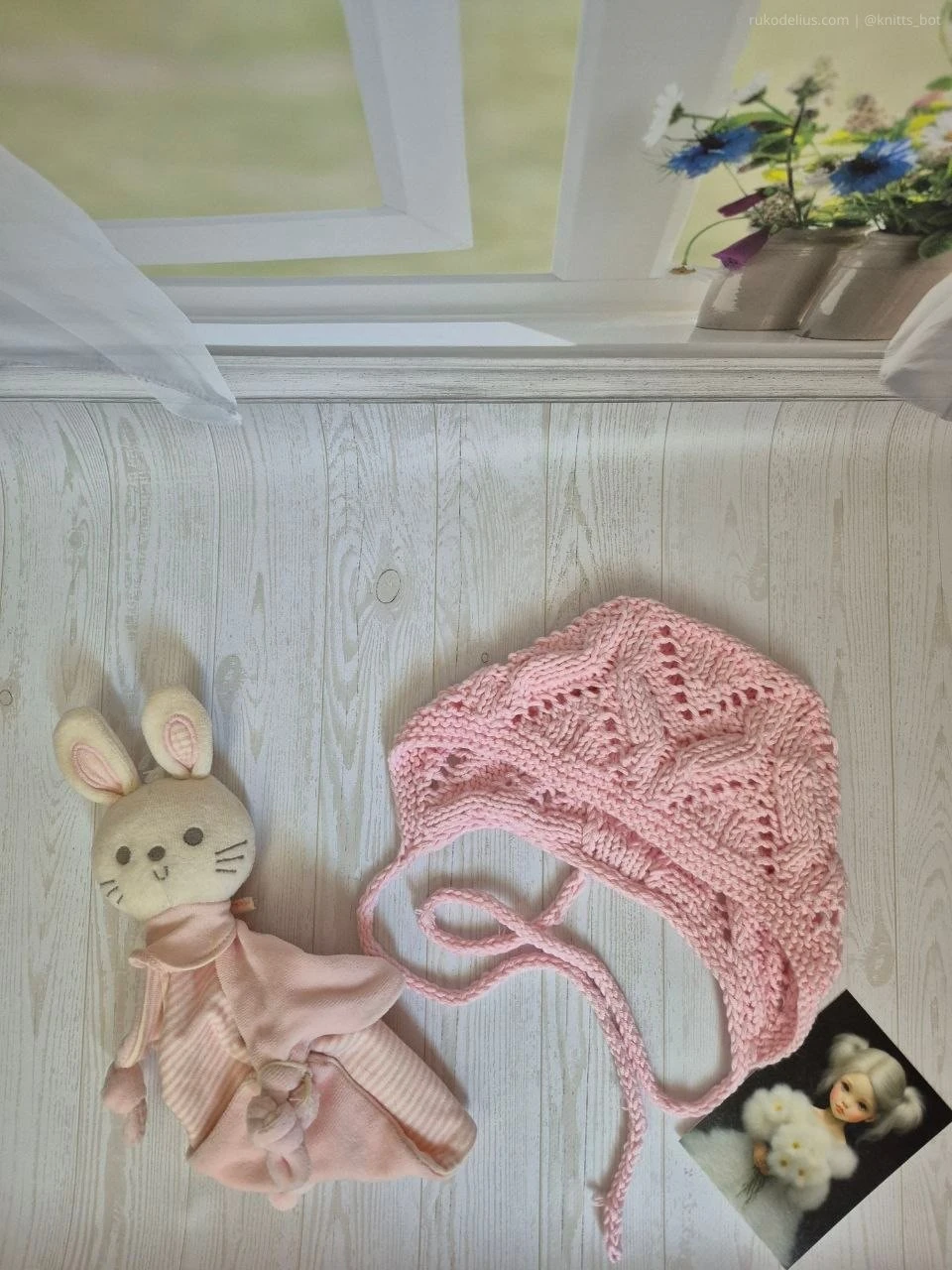 Зефирный чепчик 🐰